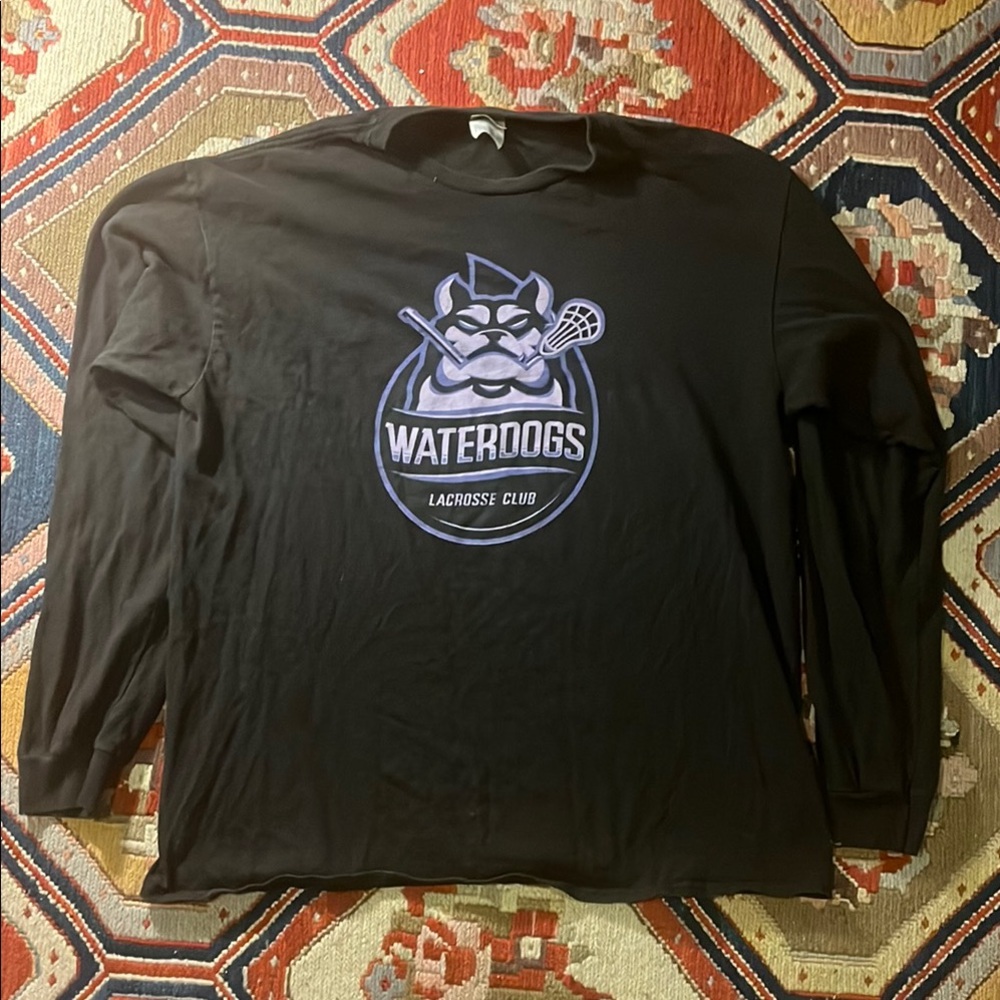 Black Waterdogs Lacrosse Club Long Sleeve Shirt